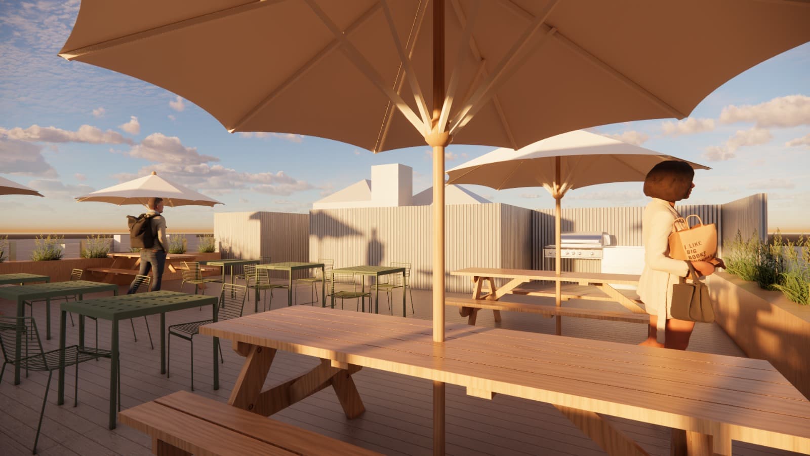 Index Greenpoint has a communal kitchen